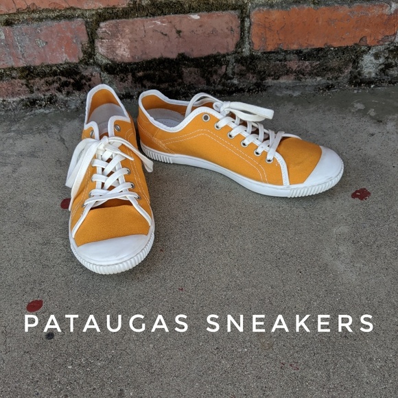 PATAUGAS Shoes - PATAUGAS  CANVAS WOMAN'S SNEAKERS  - OCRE TAN